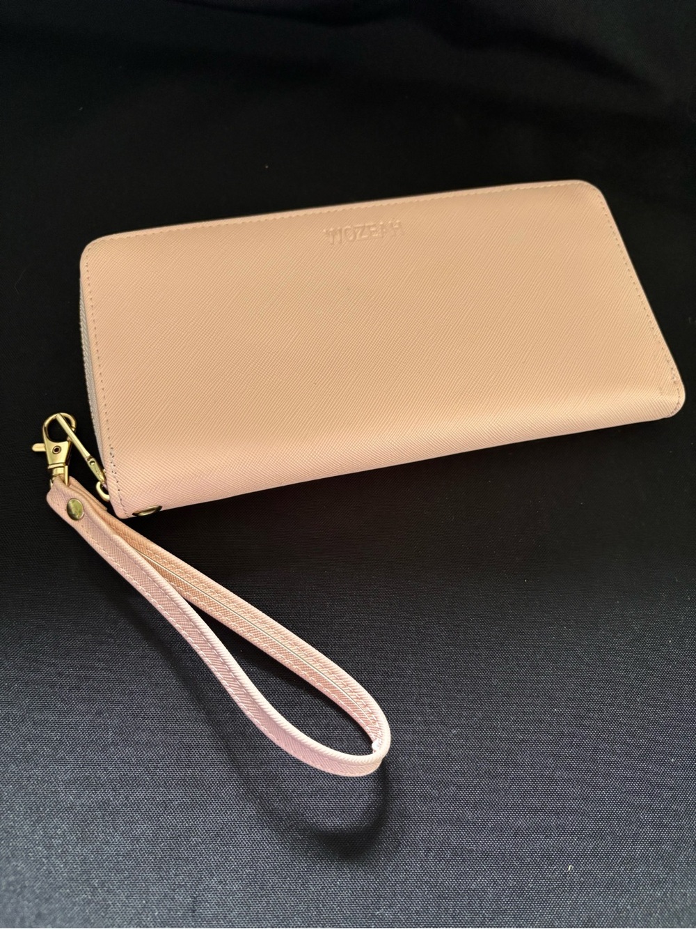 Blush Pink Wristlet Wallet- Wozeah